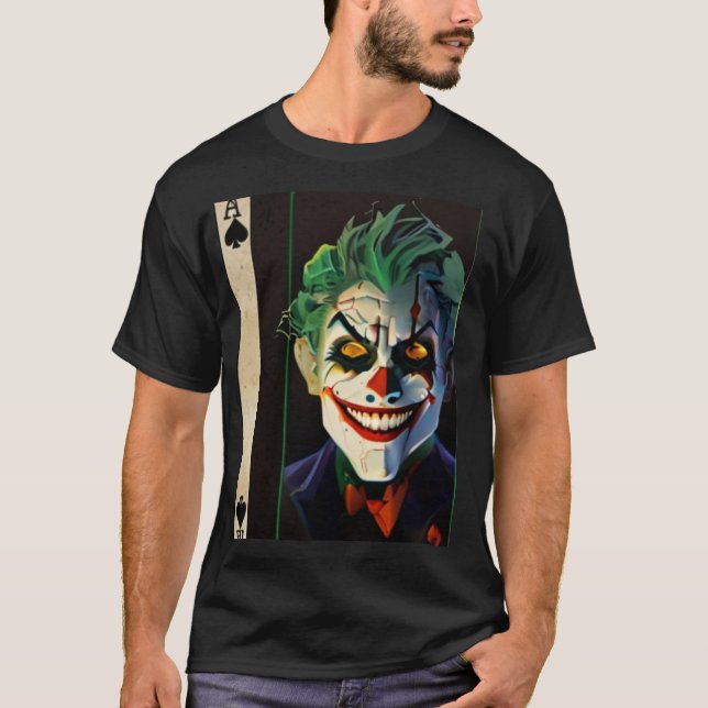  "Ace of Spades Joker T-Shirt – Bold & Stylish Gra (Devant)