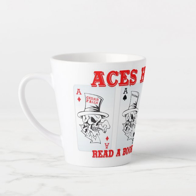 Aces High MC Latte Mug (Gauche)