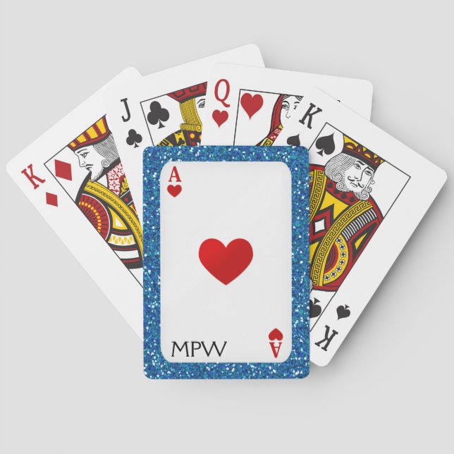 Aces Monogram - Cartes à jouer - SRF (dos)
