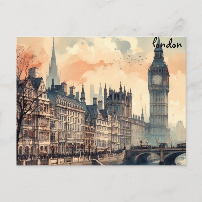 acheter carte Londres publipostage cartes postales (Devant)