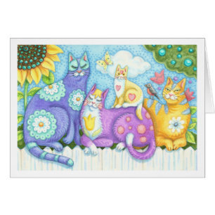 ACHETER DES AMIS DE FELINE, CARTE DE SALUT DE CHAT