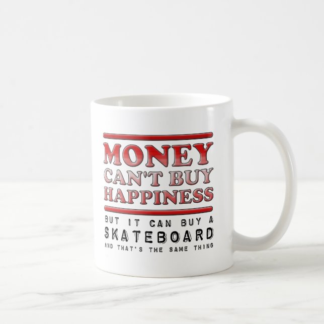 Acheter Happiness Skateboard Funny Mug (Droite)