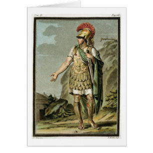 Achille dans l'armure, costume pour 'Iphigenia