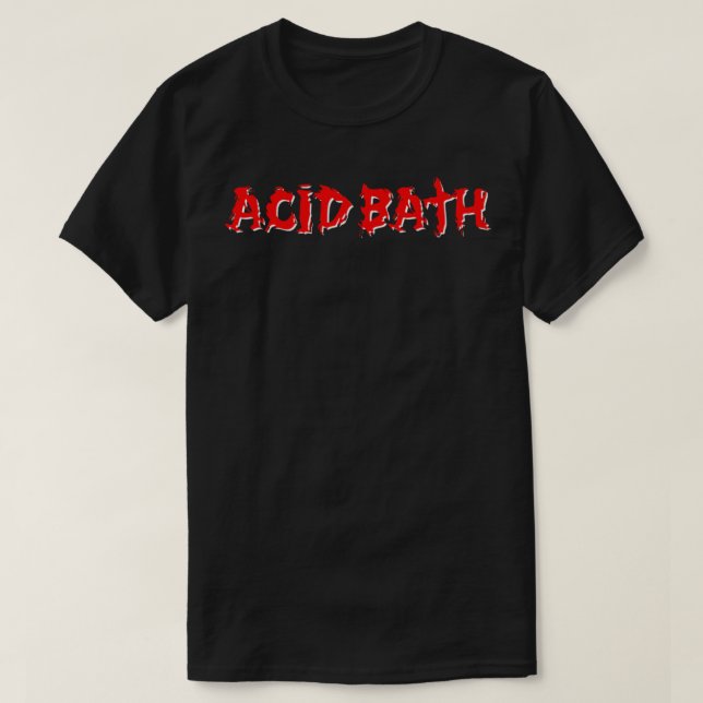 Acid Bath Band Logo Classic T-Shirt  (Design devant)