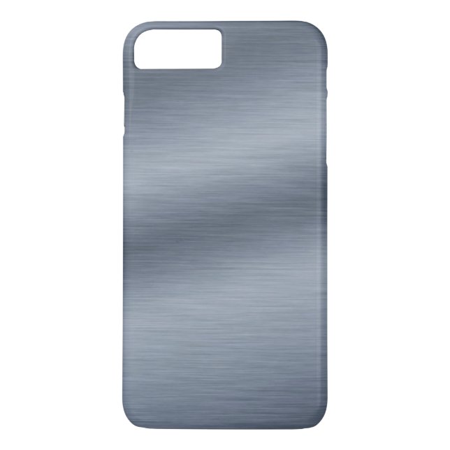 Acier brossé apparence élégant iPhone 7 Plus Coque (Dos)