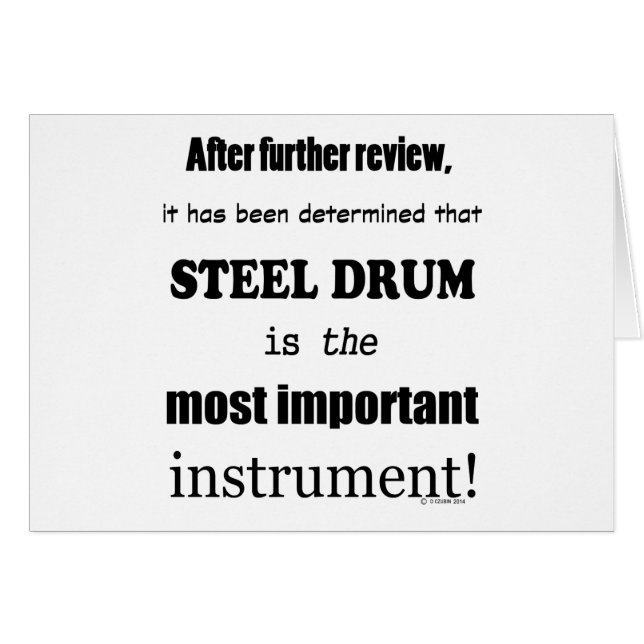 Acier Drone Instrument le plus important (Devant horizontal)