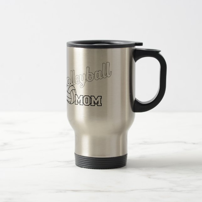 Acier inoxydable de maman de volleyball tasse de (Droit)