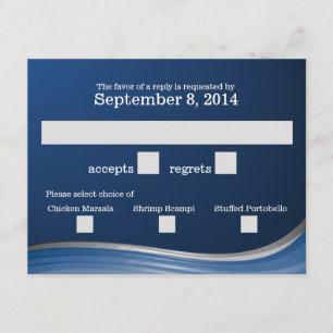 Acier Wave Blue RSVP