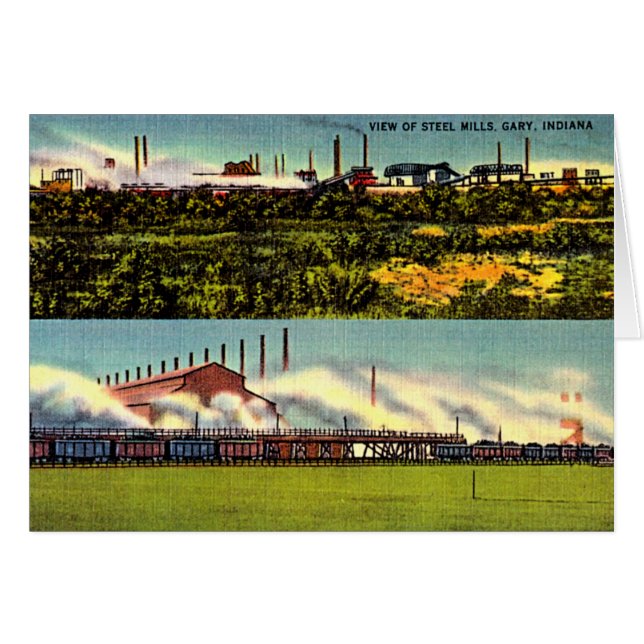 Aciéries 1930 de Gary, Indiana (Devant horizontal)