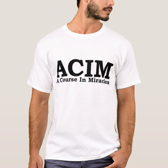 ACIM un cours dans le T-shirt de miracles (Devant)