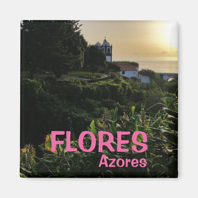 Açores : Flores Magnet de cuisine panoramique (Devant)