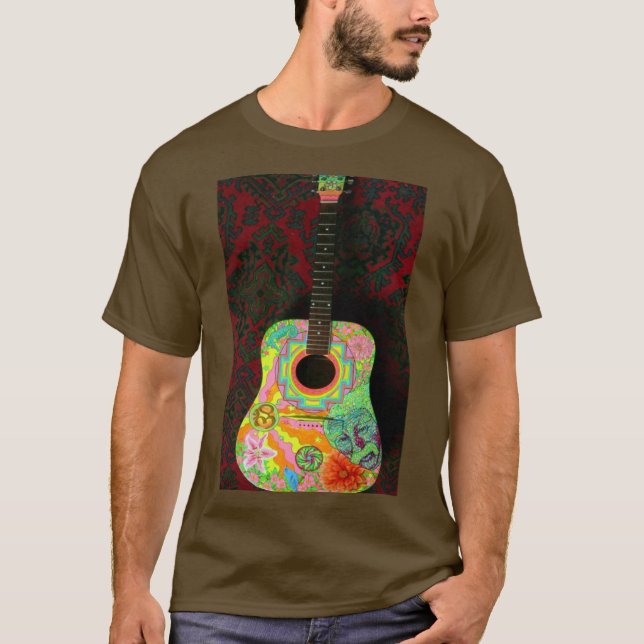 Acoustic guitar  Classic T-Shirt (Devant)