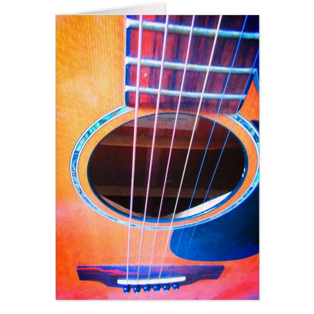 Acoustic Guitar Perspective Colors of Music (Devant)