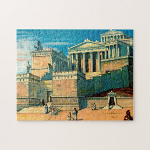 Acropole Athènes Grèce. Jigsaw Puzzle