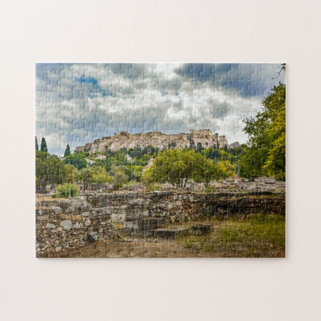 Acropole Athènes Grèce. Puzzle (Horizontal)