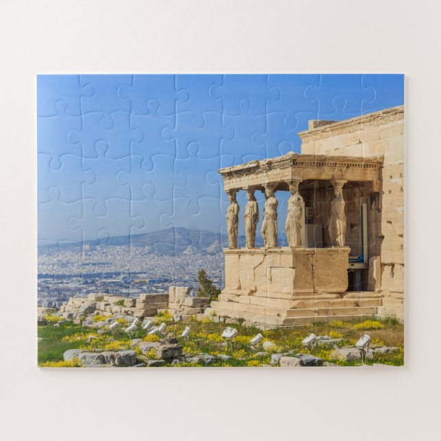 Acropole d'Athènes Jigsaw Puzzle - repère grec (Horizontal)