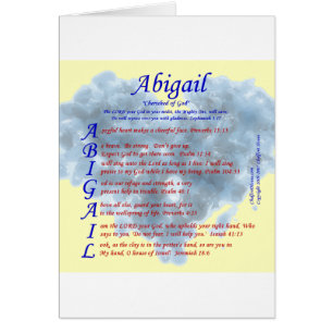 Acrostiche d'Abigaïl