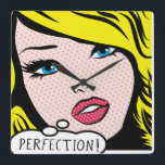 Acrylique Mur Horloge pop art "PERFECTION".<br><div class="desc">Acrylique Mur Horloge pop art "PERFECTION".</div>