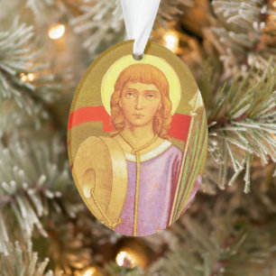 Acrylique recto-verso Saint Florian de Lorch (PM 0