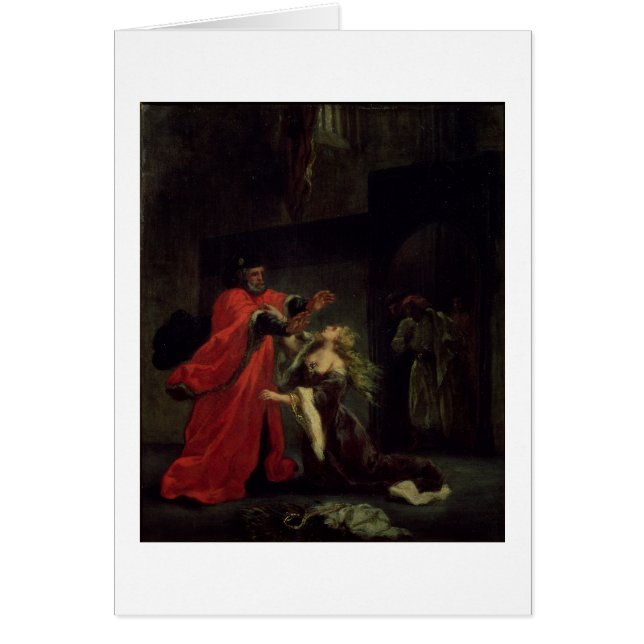 Acte I, scène 3 : Desdemona se mettant à genoux à (Devant)