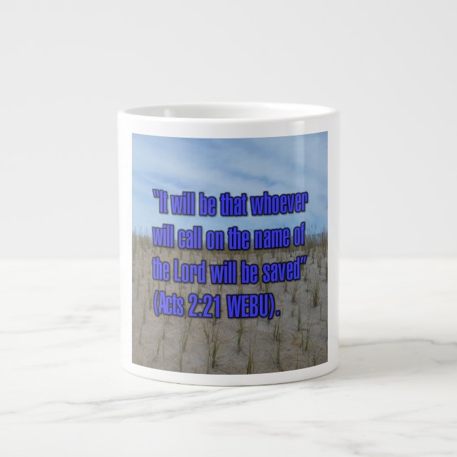 Actes 2:21 WEBU Mug (Devant)