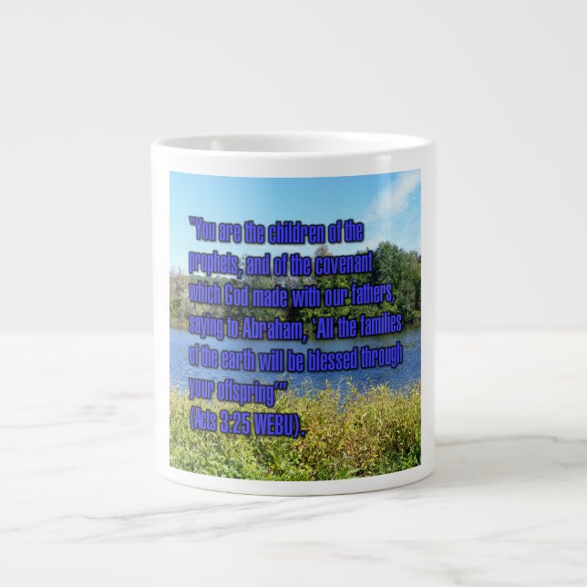 Actes 3:25 WEBU Mug (Devant)