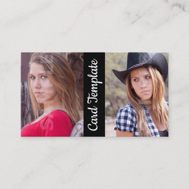 Acteur de capture d'écran du Modèle Carte photo pa (Devant)