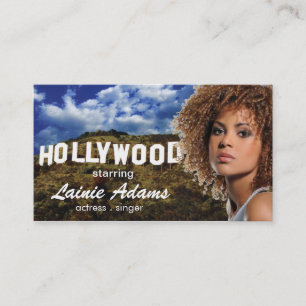 acteur hollywood hills carte de visite