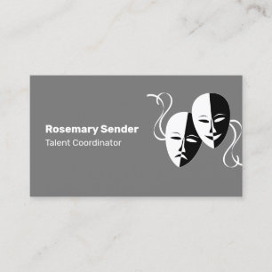 Acteur indépendant Carte de visite du personnel