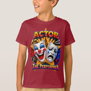 Acteur - Le T-Shirt Sombre pour Garçon Performeur