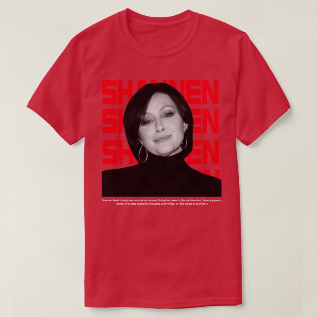 Acteur Shannen Doherty TShirt (Design devant)