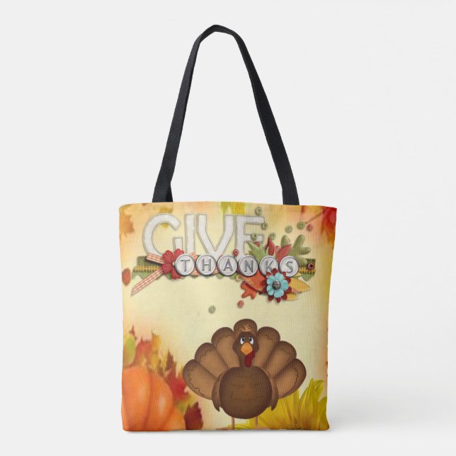 Action de grâces sac fourre-tout (Dos)