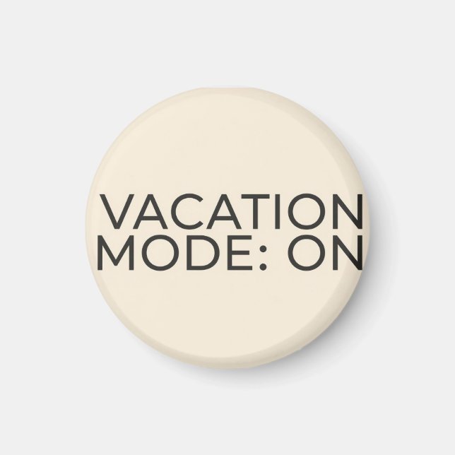 Action Mode On – Motivational Fridge Magnet (Devant)