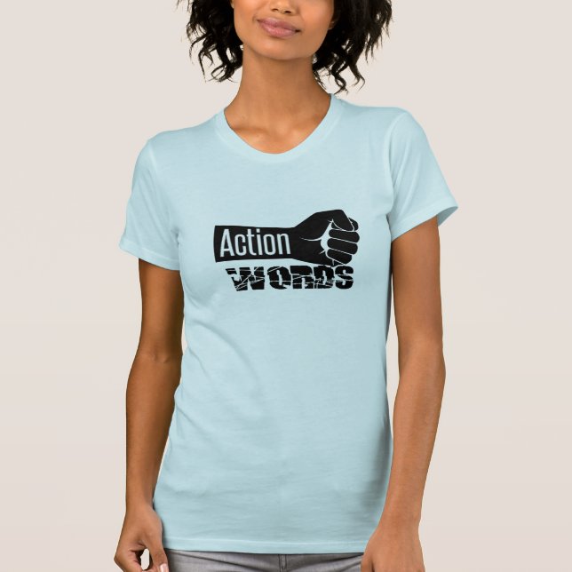 Action sur les mots T-shirt (Devant)
