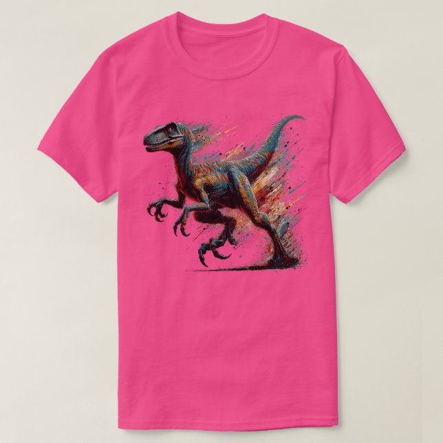 Action Velociraptor TShirt (Design devant)