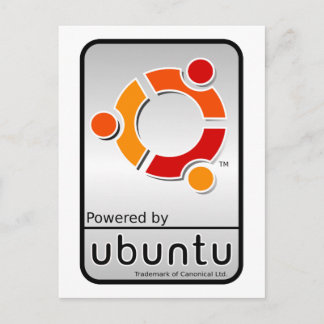 Actionné par la carte postale d'Ubuntu