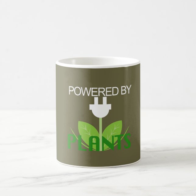 Actionné par la tasse de café de plantes (Centre)