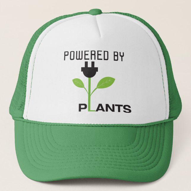 Actionné par le casquette de plantes (Devant)