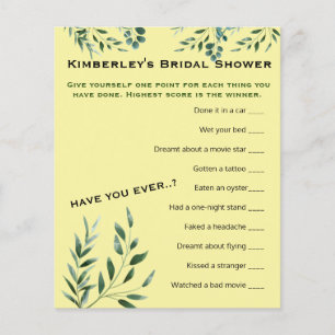 Activité de Baby shower de jeu de questions la plu