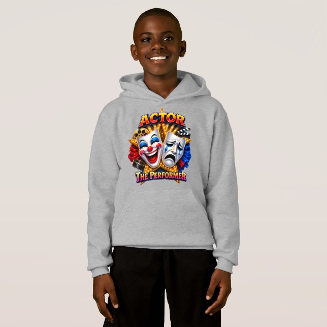 Actor - Le Sweat à Capuche pour Garçon du Performe (Devant entier)