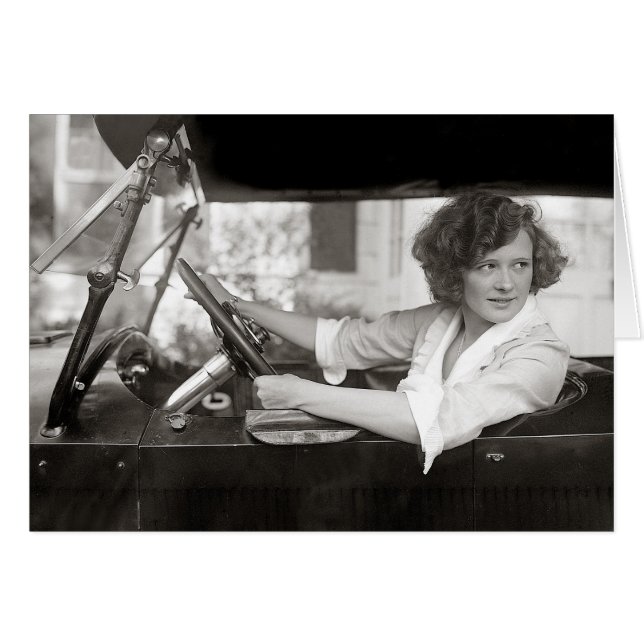 Actrice au volant, 1921 (Devant horizontal)