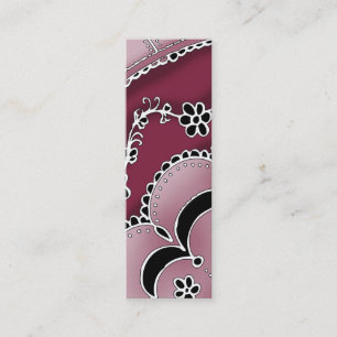 Actrice Modèle de carte de visite maigre