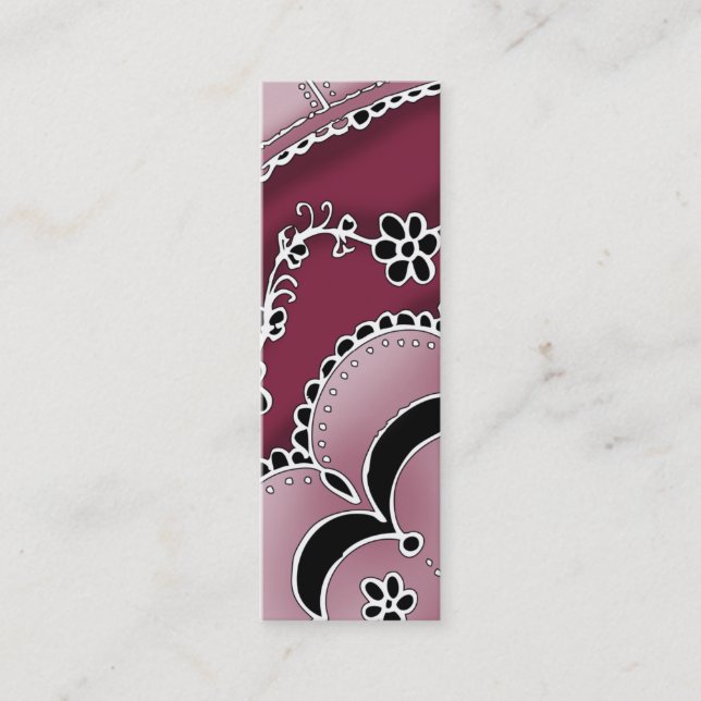 Actrice Modèle de carte de visite maigre (Devant)