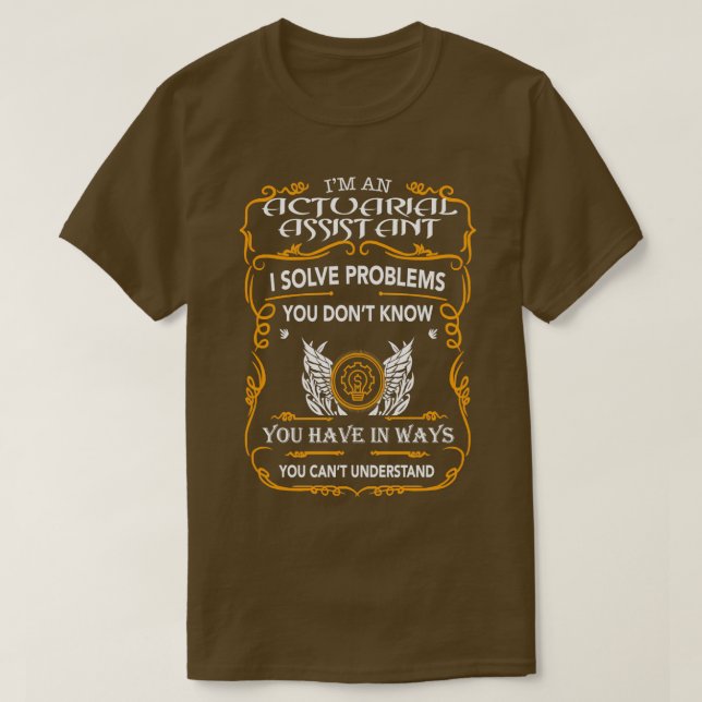 ACTUARIAL ASSISTANT Classic TShirt (Design devant)