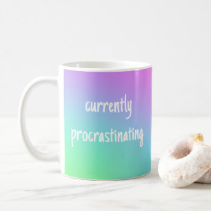 Actuellement Procrastinant Colorful Funny Mug