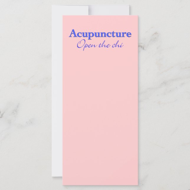 Acupuncture - Ouvrir le chi (Devant)