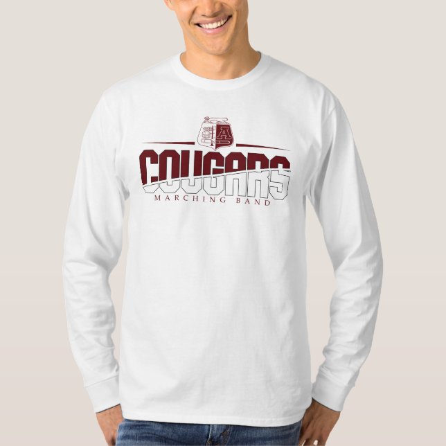Ada Cougar March Band Long Manches Classic Tshirt (Devant)