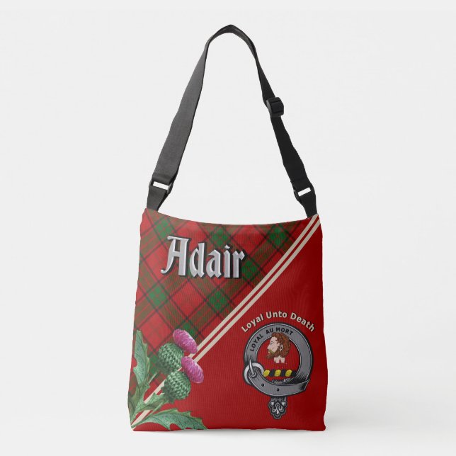 Adair Clan Badge & Sac Carrosserie Tartan (Devant)