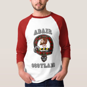 Adair Tartan Badge Style sportif T-shirt Raglan