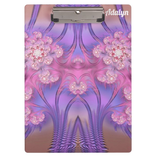 ADALYN ~ PASTEL 3D! Rose, Mauve Porte-bloc BRILLAN (Devant)